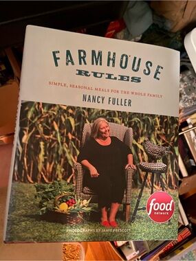 Food Network Farmhouse Cookbook comfort food homemade home cooking meals dinner